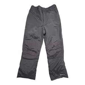 Pacific Trail Black Dot Mens XL Black Insulated Snow Ski Pants Reinforced Knee